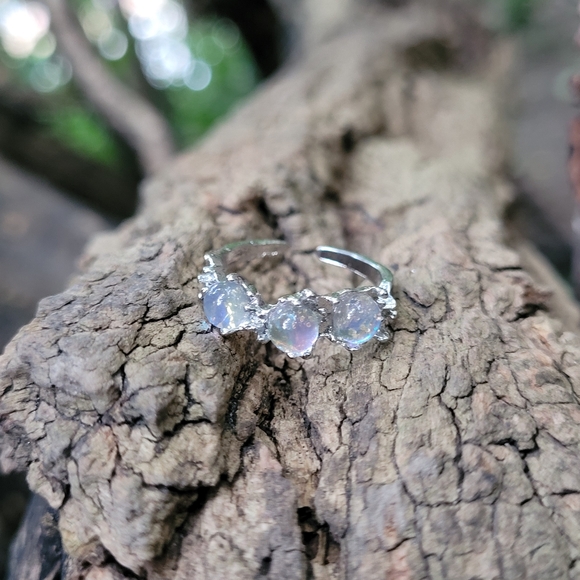 2 for $14! Silver Gem Ring NWOT - Picture 1 of 2